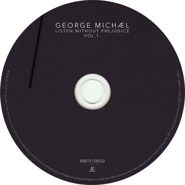 George Michael - Listen Without Prejudice Vol. 1 + MTV Unplugged - CD image 3