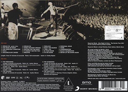 Depeche Mode - One Night In Paris The Exciter - DVD image 2