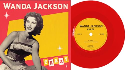 WANDA JACKSON - CRAZY - Vinyl Record 7 image 1