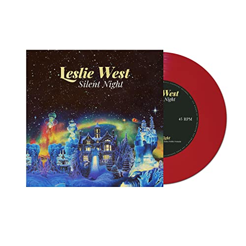 LESLIE WEST - SILENT NIGHT - Vinyl Record 7 image 1