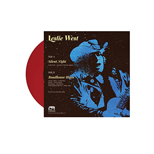 LESLIE WEST - SILENT NIGHT - Vinyl Record 7 image 2