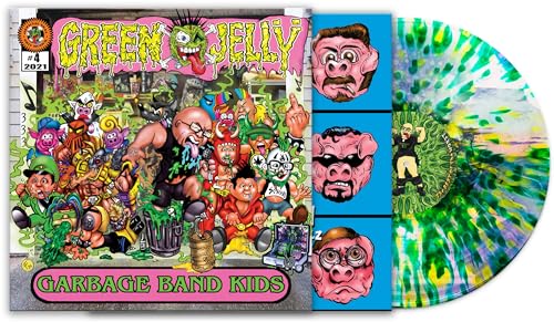 GREEN JELLY - GARBAGE BAND KIDS (GREEN & YELLOW SPLATTER VINYL) - Vinyl image 1
