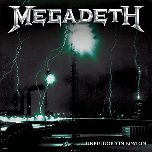 MEGADEATH - UNPLUGGED IN BOSTON - GREEN & BLACK SPLATTER - Vinyl Record image 3
