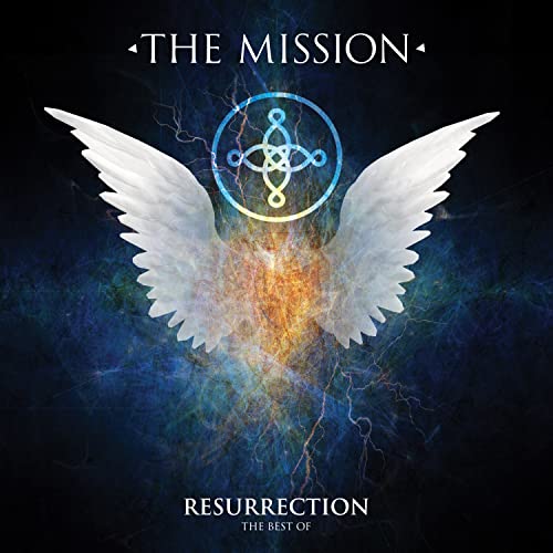 MISSION - RESURRECTION - BEST OF - BLUE WHITE MARBLE - Vinyl Record image 2