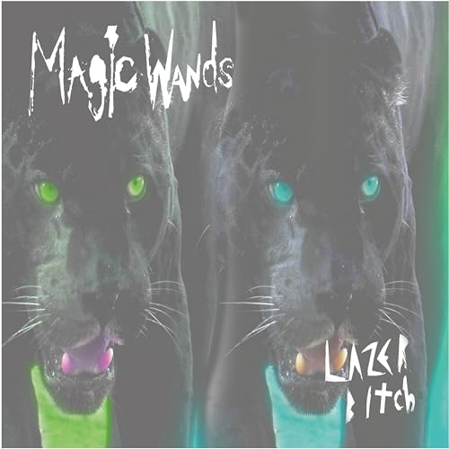 MAGIC WANDS - LAZER BITCH - Vinyl Record 7 image 1