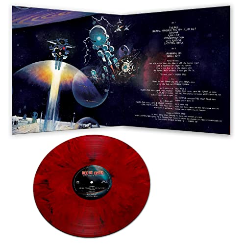 CREED - BUSTING THROUGH THE VAN ALLAN BELT - RED MARBLE - Vinyl Record image 2