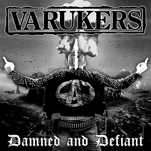 VARUKERS - DAMNED & DEFIANT - BLUE - Vinyl Record image 1