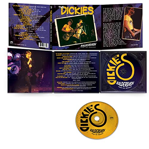 DICKIES - BALDERDASH: FROM THE ARCHIVE - CD image 2