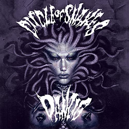 DANZIG - CIRCLE OF SNAKES - BLACK/WHITE/PURPLE SPLATTER - Vinyl Record image 1