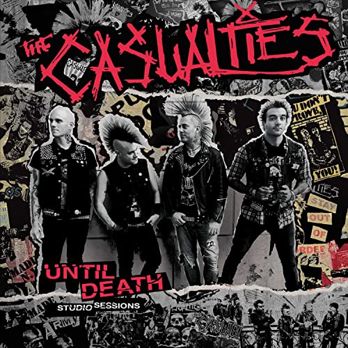 CASUALTIES - UNTIL DEATH: STUDIO SESSIONS - RED/BLACK SPLATTER - Vinyl image 1