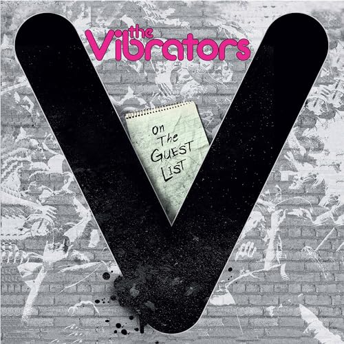 Vibrators - On The Guest List  LP Pink/Black Splatter  RELEASE DATE 17 image 1