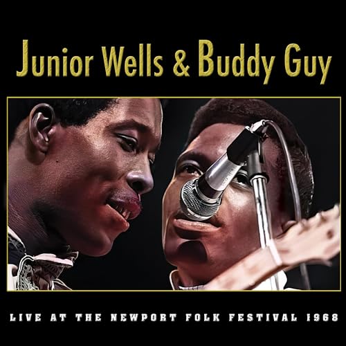 JUNIOR WELLS & BUDDY - LIVE AT THE NEWPORT FOLK FESTI - Vinyl Record image 1