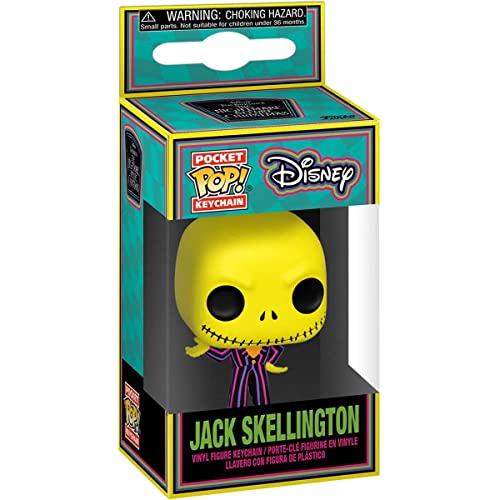 Funko The Nightmare Before Christmas - Jack & Sally Black Light Keycha image 3