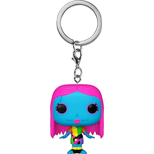 Funko The Nightmare Before Christmas - Jack & Sally Black Light Keycha image 4