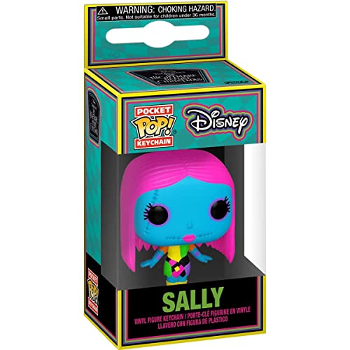 Funko The Nightmare Before Christmas - Jack & Sally Black Light Keycha image 5