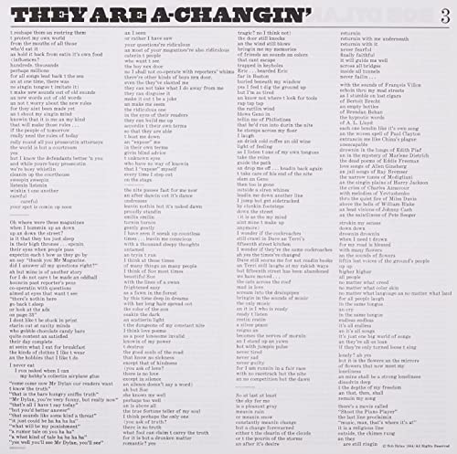 Bob Dylan - Times They Are A-Changin' - Vinyl Record image 3
