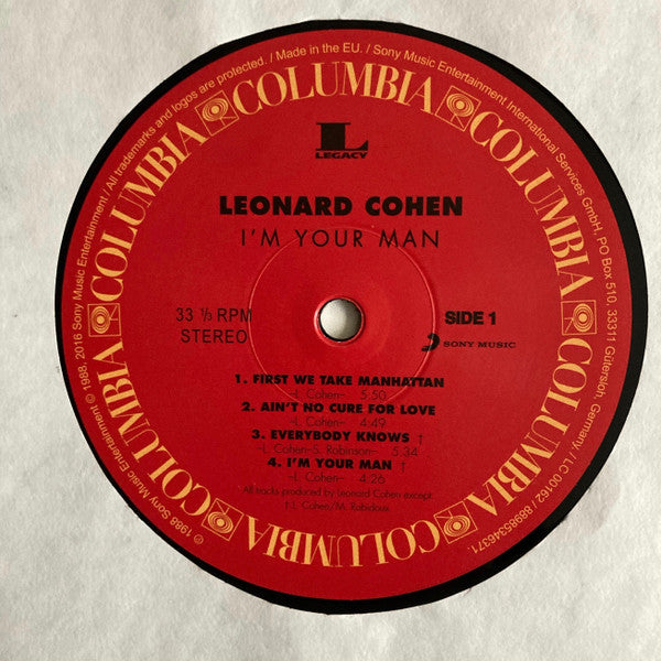 Leonard Cohen - I'm Your Man - Vinyl Record image 3