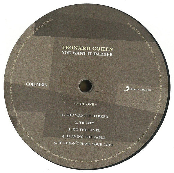 Leonard Cohen - You Want It Darker - Vinyl Record image 3