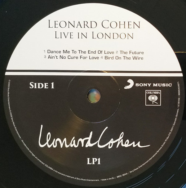 Leonard Cohen - Live In London - Vinyl Record image 3