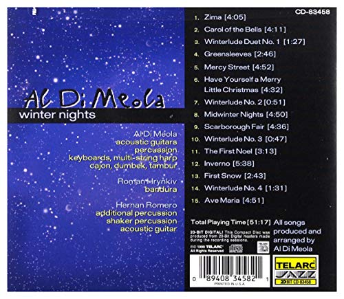 Al Di Meola - Winter Nights - CD image 2