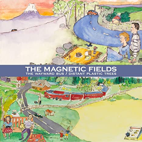 MAGNETIC FIELDS - WAYWARD BUS / DISTANT PLASTIC TREES - Vinyl Record image 1
