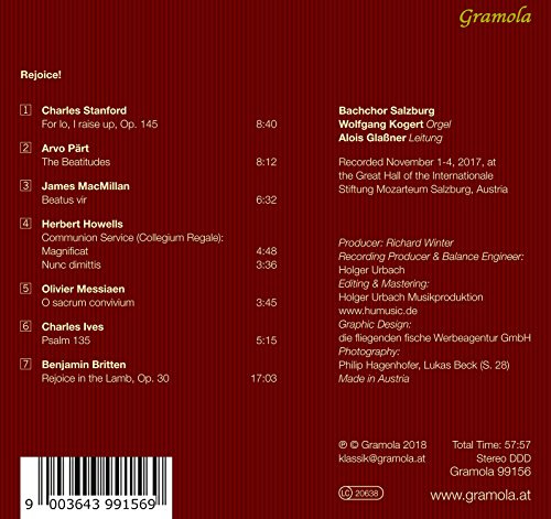 Salzburger Bachchor - Rejoice! - CD image 2