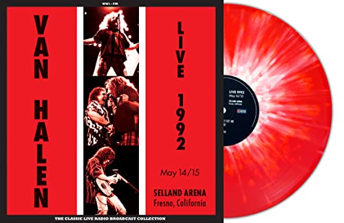 VAN HALEN - Live At Selland Arena Fresno 1992 (Red/White Splatter Viny image 1