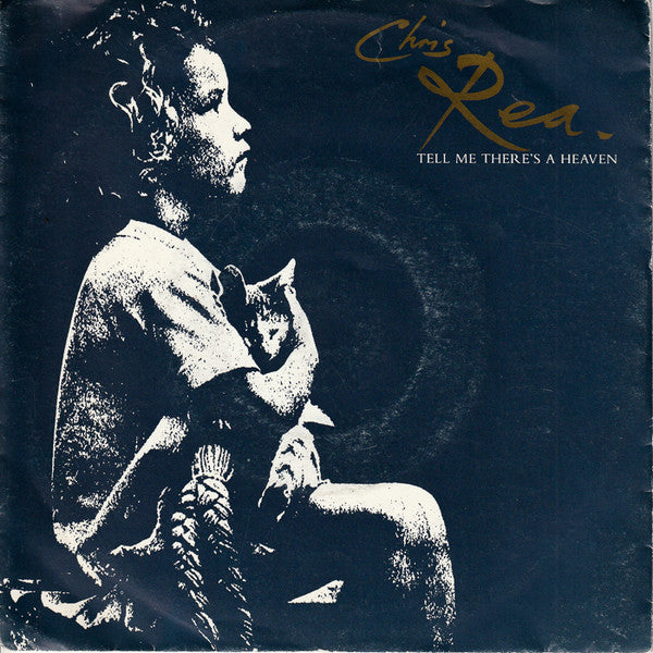 Chris Rea - Tell Me There's A Heaven - Used Vinyl Record 7" image 5