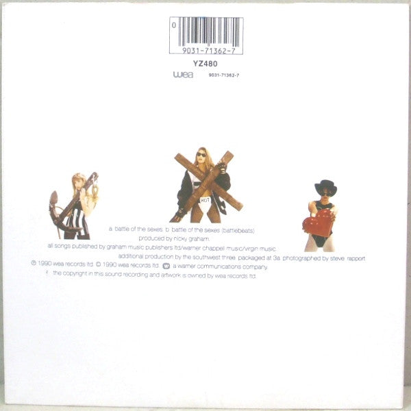 Faith - Battle Of The Sexes - Used Vinyl Record 7" image 2