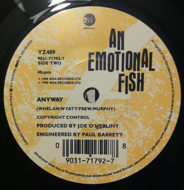 An Emotional Fish - Celebrate - Used Vinyl Record 7" image 4