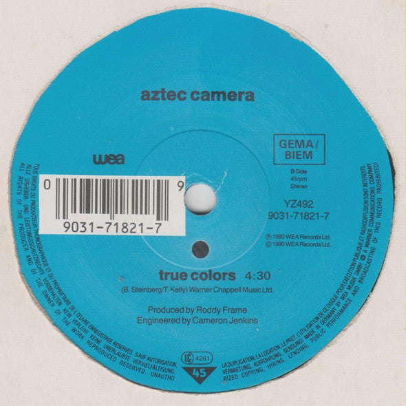 Aztec Camera - Crying Scene - Used Vinyl Record 7" image 8
