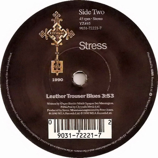 Stress - Beautiful People - Used Vinyl Record 7" image 8