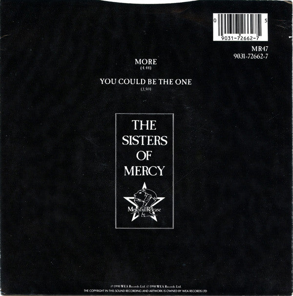 Sisters Of Mercy - More - Used Vinyl Record 7" image 2