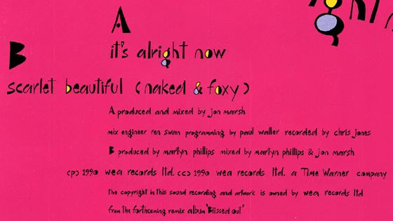 Beloved - It's Alright Now - Used Vinyl Record 7" image 5