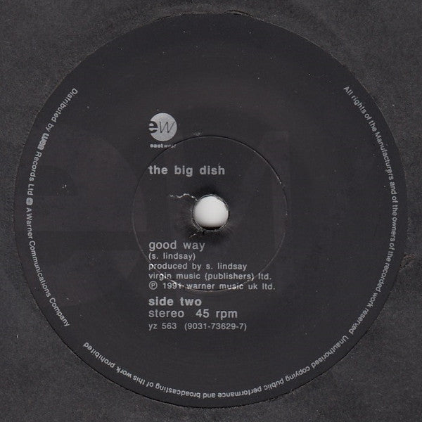 Big Dish - Big Town - Used Vinyl Record 7" image 9