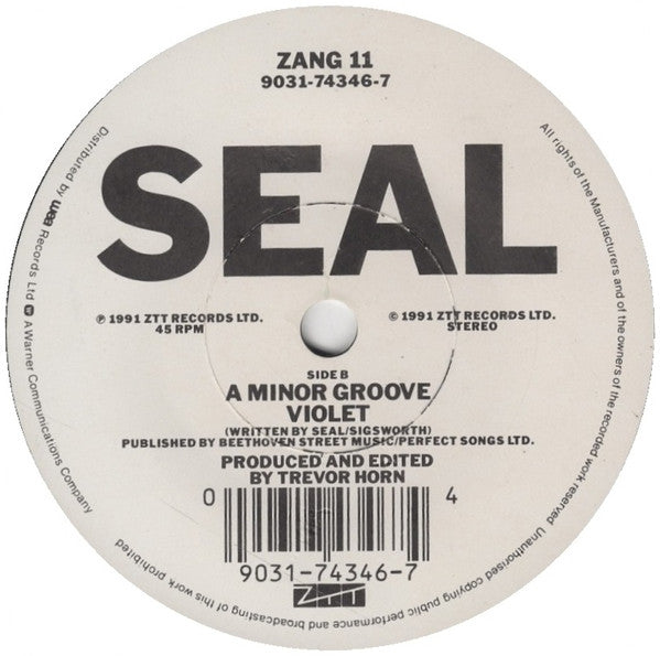 Seal - Future Love EP - Used Vinyl Record 7" image 9