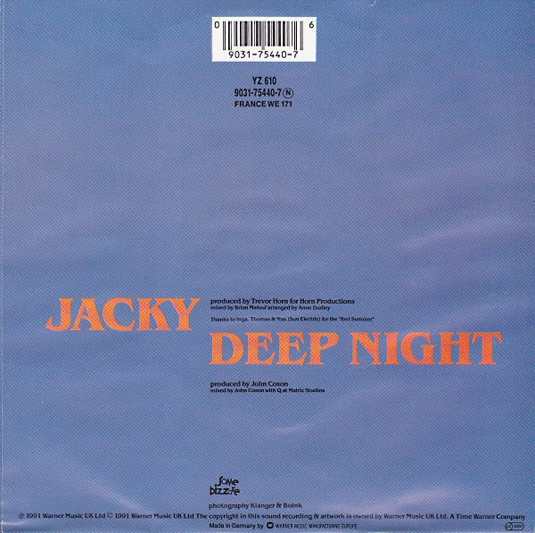 Marc Almond - Jacky - Used Vinyl Record 7" image 2
