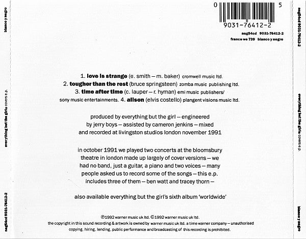 Everything But The G - Covers E.P. - Used CD image 2