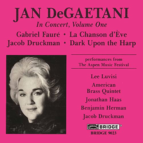 Jan Degaetani in Concert Vol. 1 - CD image 1
