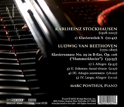 MARC PONTHUS - PONTHUS PLAYS BEETHOVEN - CD image 2