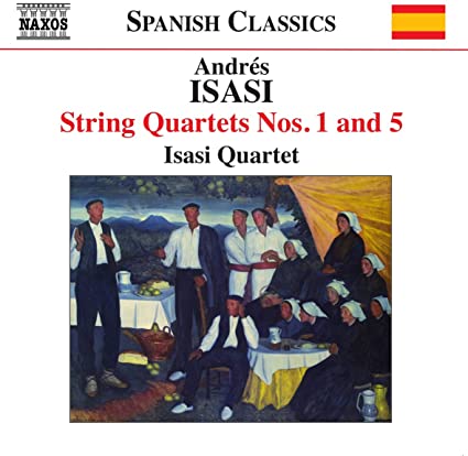 ISASI QUARTET - ISASI:STRING QUARTETS 1 & 5 - CD image 1