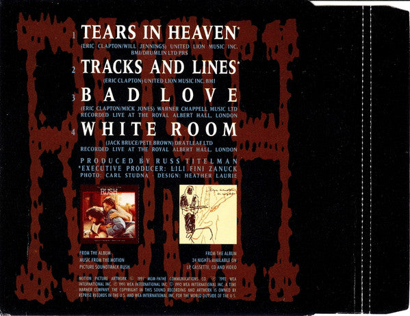 Eric Clapton - Tears In Heaven - Used CD image 4