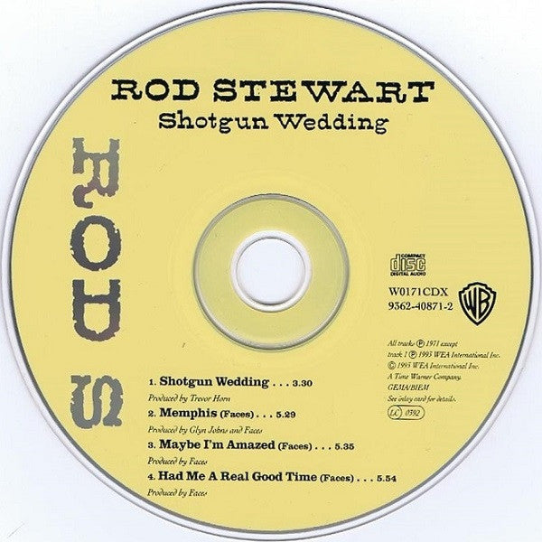 Rod Stewart - Shotgun Wedding - Used CD image 8