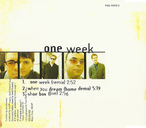 Barenaked Ladies - One Week - Used CD image 3