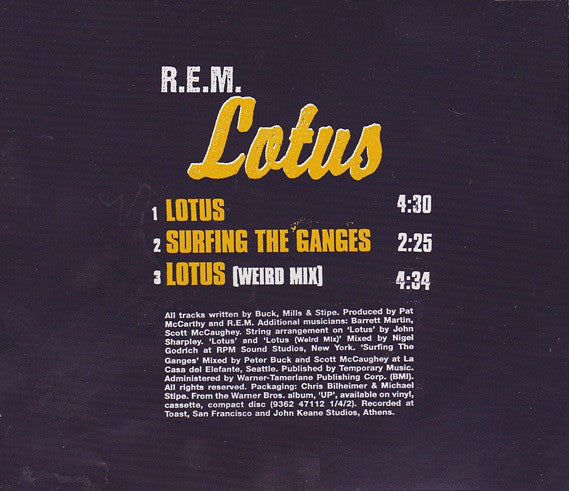 R.E.M. - Lotus - Used CD image 7
