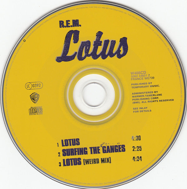 R.E.M. - Lotus - Used CD image 9
