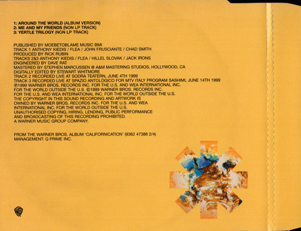 Red Hot Chili Pepper - Around The World - Used CD image 4