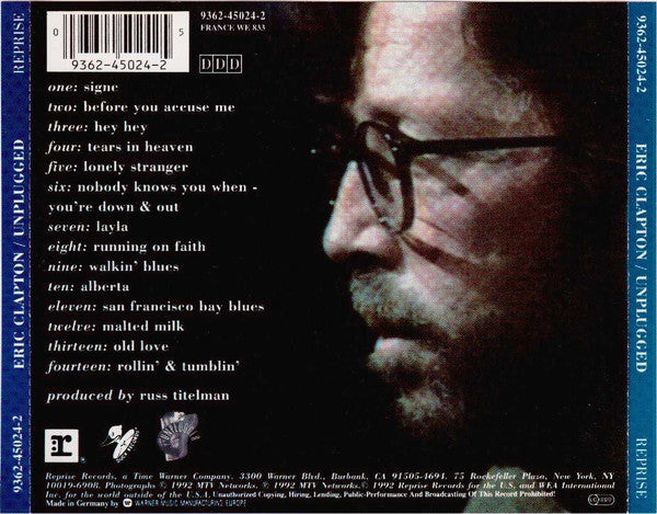 Eric Clapton - Unplugged - Used CD image 2