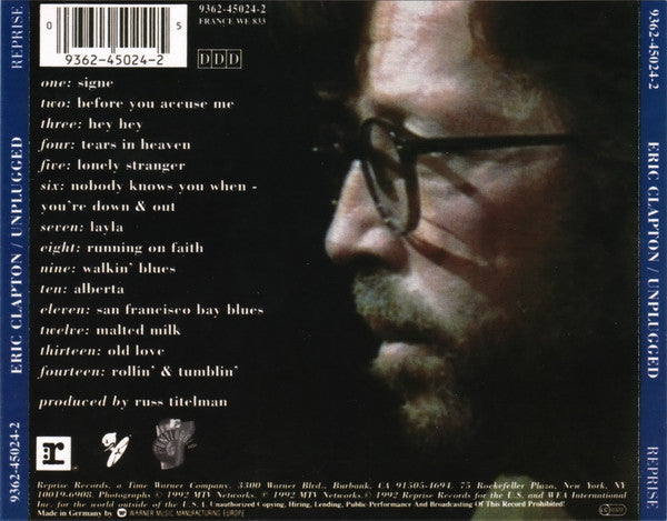 Eric Clapton - Unplugged - Used CD image 8