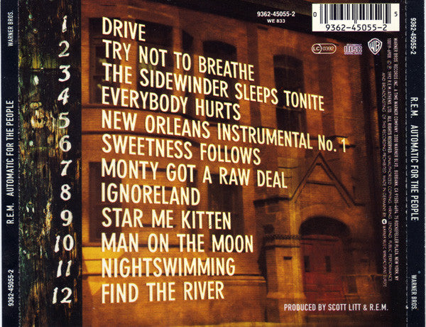 R.E.M. - Automatic For The People - Used CD image 2